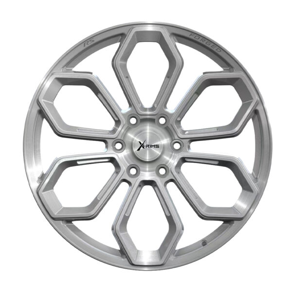 X-RIMS RS Series Forged Wheels - Brushed Silver Car Rims